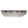 Hanna 8 Lamp Chrome Finish Semi Flush Ceiling Light