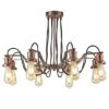 Olivia 8 Light Ceiling Light In Antique Copper