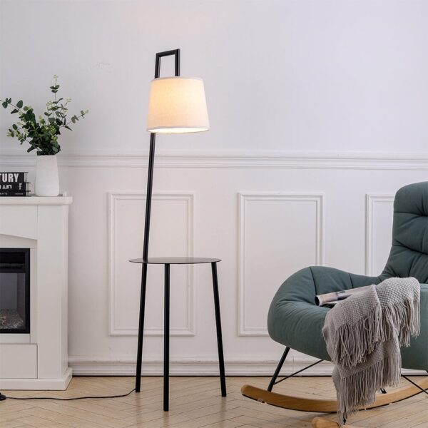 150cm H Metal Tray Table Floor Lamp