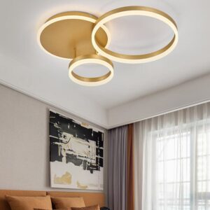 2/3.5 ft Circles Ceiling Light with LED Dimmable/Non-Dimmable